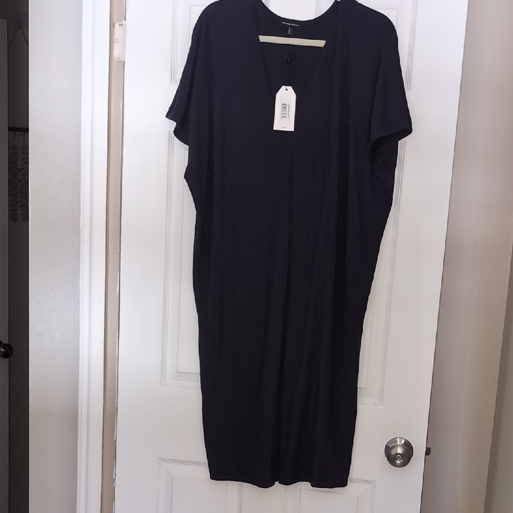 Universal Standard Navy Blue Teresa Jersey Dress Size S